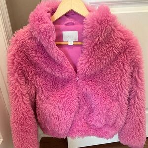 Fluffy Pink Zara jacket
